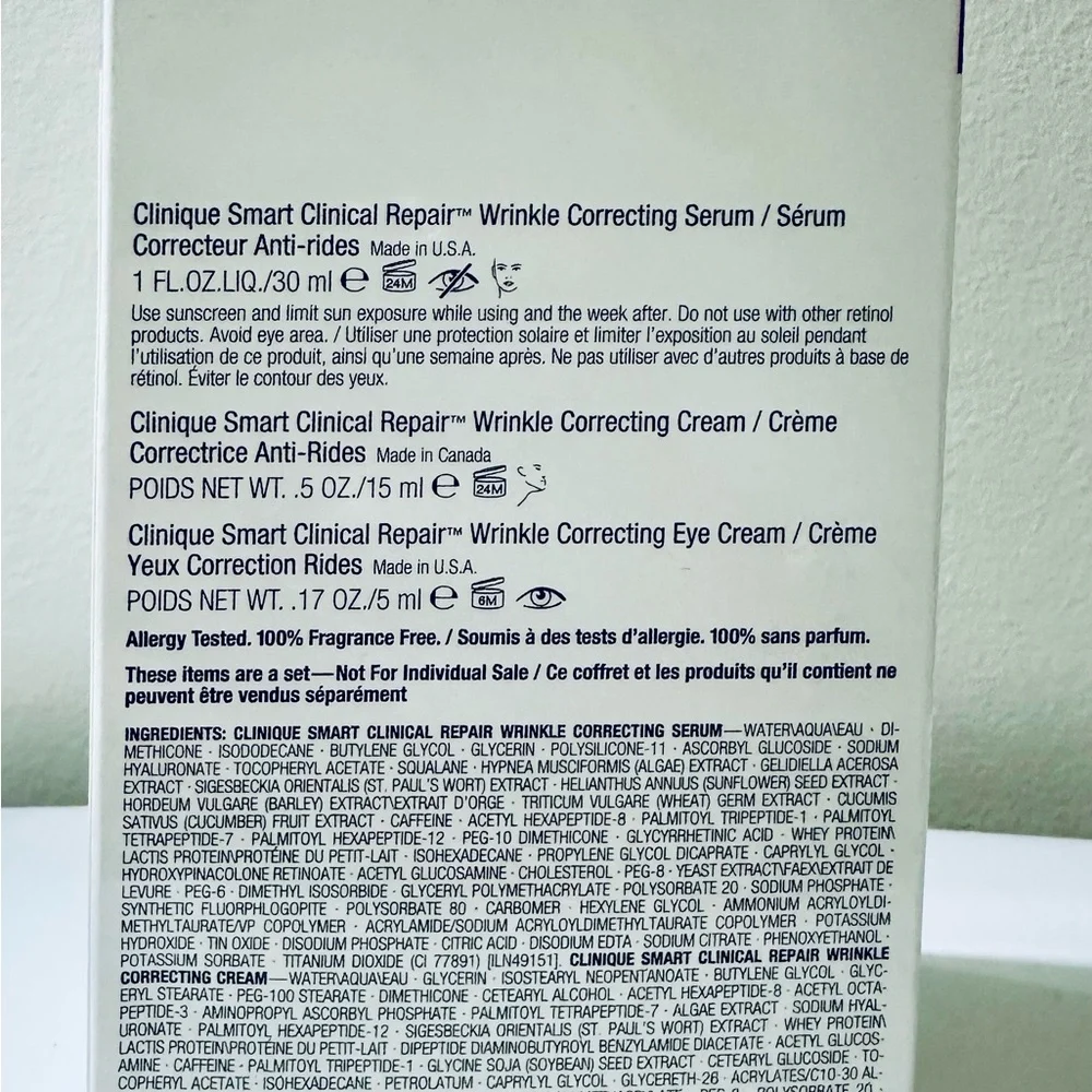 Clinique Purple Serum and Face Oil
